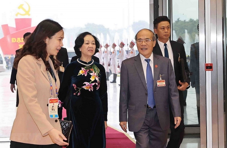 Lãnh đạo Đảng, Nhà nước dự khai mạc Đại hội XIII của Đảng