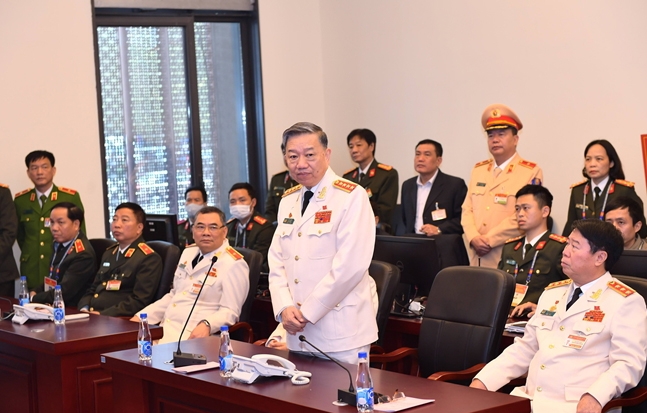 Bộ trưởng Bộ Công an kiểm tra công tác bảo đảm an ninh, an toàn Đại hội XIII