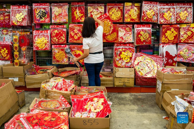 Ch&acirc;u &Aacute; trang ho&agrave;ng rực rỡ, người d&acirc;n n&ocirc; nức mua sắm chuẩn bị đ&oacute;n năm Dần ảnh 7