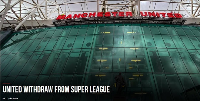 MU bất ngờ sa thải Ed Woodward và chính thức rút lui khỏi Super League