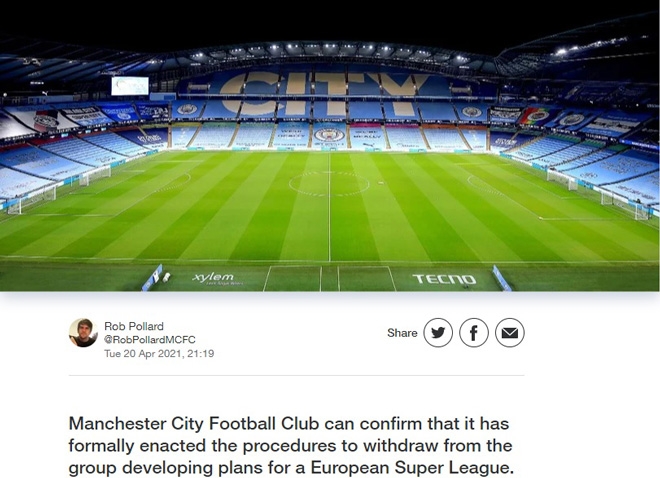 Theo chân MU, Chelsea và Man City tháo chạy khỏi Super League