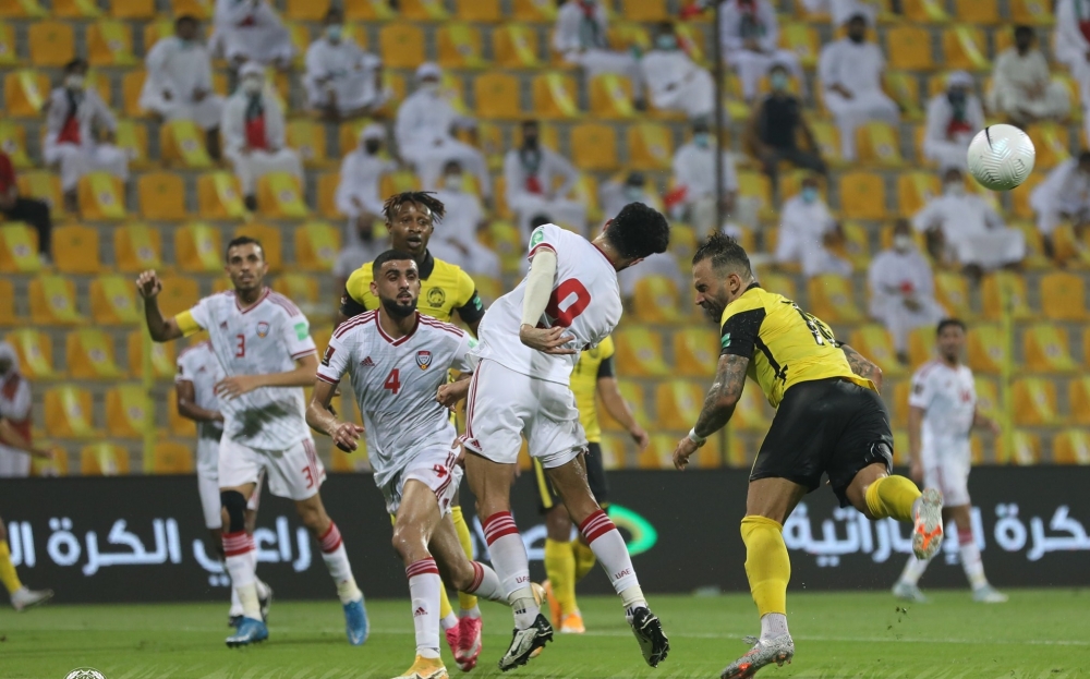 Kết quả vòng loại World Cup 2022: Malaysia thua sốc UAE, Việt Nam giữ vững ngôi số 1