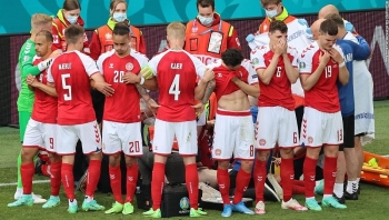 Christian Eriksen đột quỵ ngay trên sân, Đan Mạch thua sốc Phần Lan