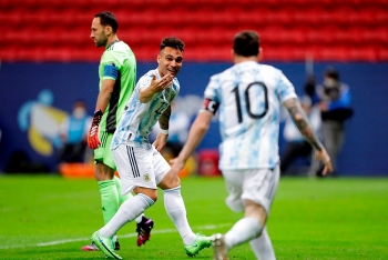 messi pha dop sut hong pen argentina gap brazil o chung ket copa america 2021