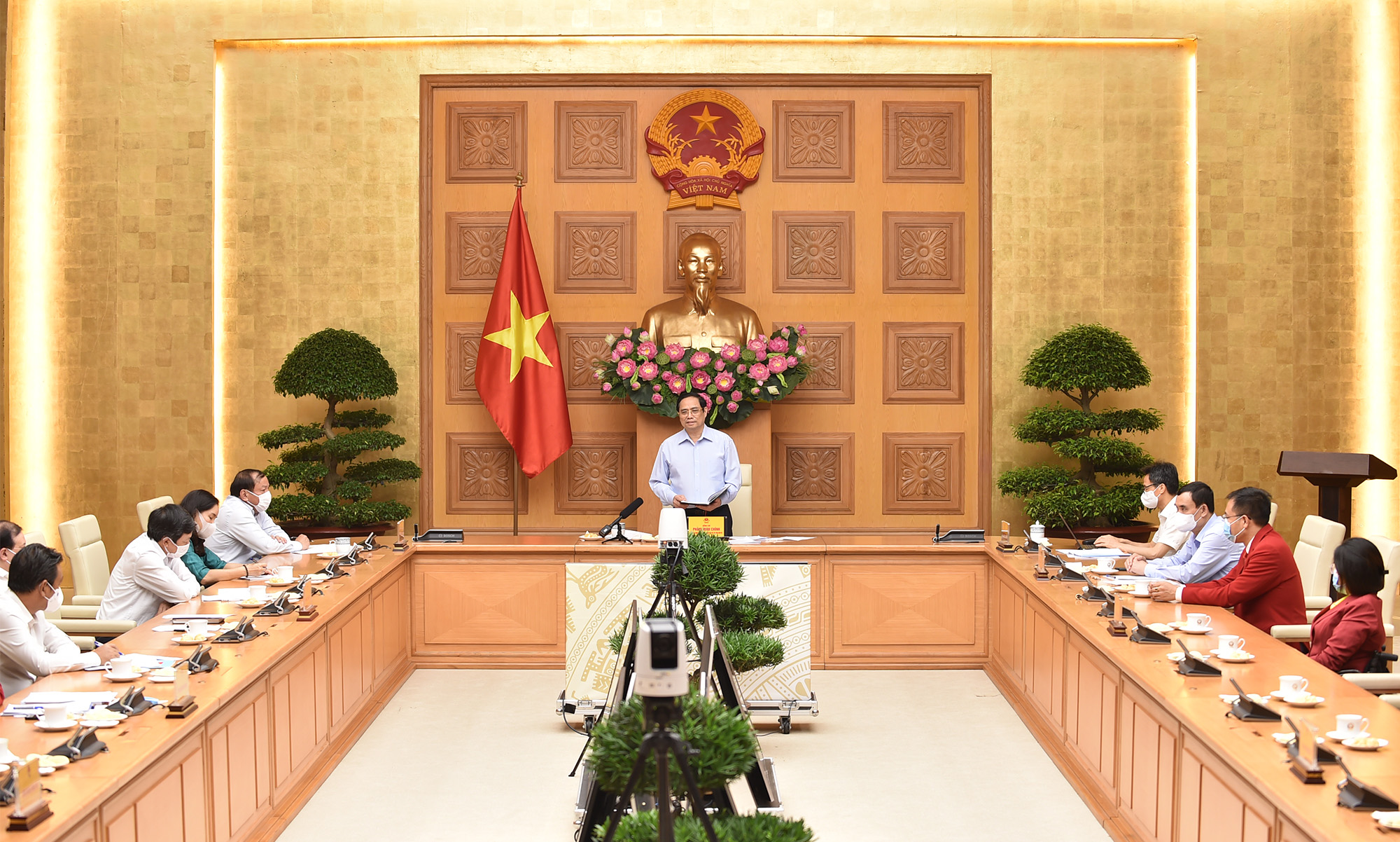 Thủ tướng Phạm Minh Chính: Mong các vận động viên thi đấu hết mình vì màu cờ sắc áo của Tổ quốc
