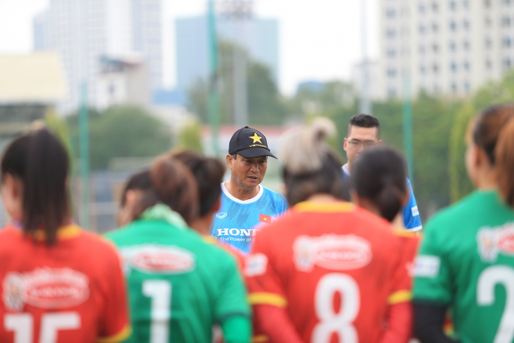 Tuyển nữ Việt Nam hứng khởi chuẩn bị chinh phục vé dự World Cup