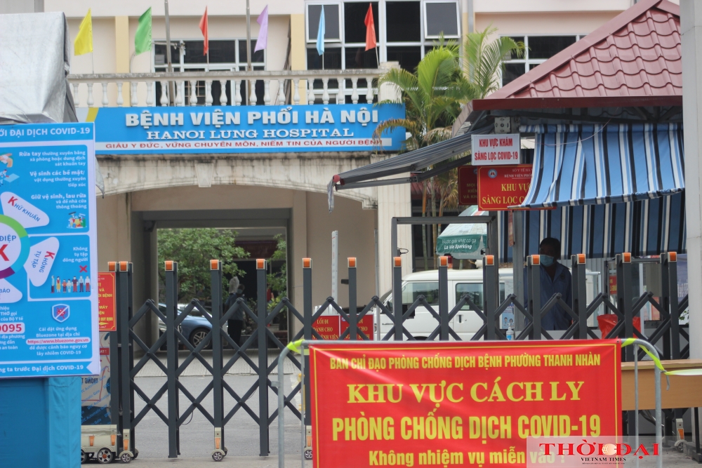 Thông tin mới nhất liên quan Bệnh viện Phổi Hà Nội sau khi phát hiện 24 ca mắc COVID-19