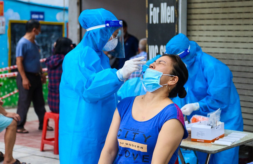 Trưa 12/9, Hà Nội ghi nhận thêm 17 ca dương tính SARS-CoV-2