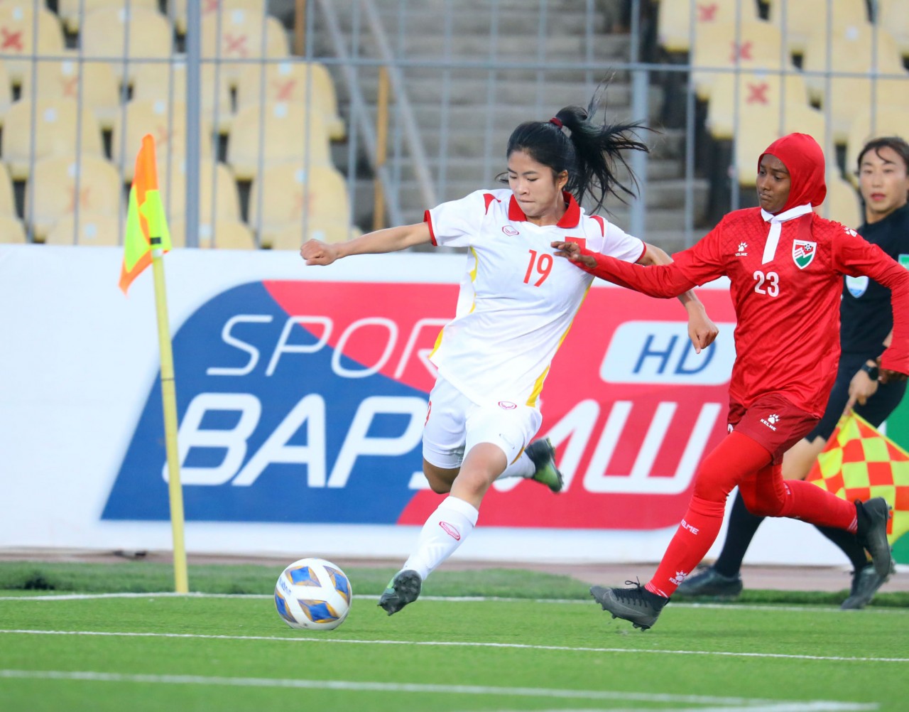 Tuyển nữ Việt Nam thắng không tưởng trước Maldives ở vòng loại Asian Cup nữ 2022