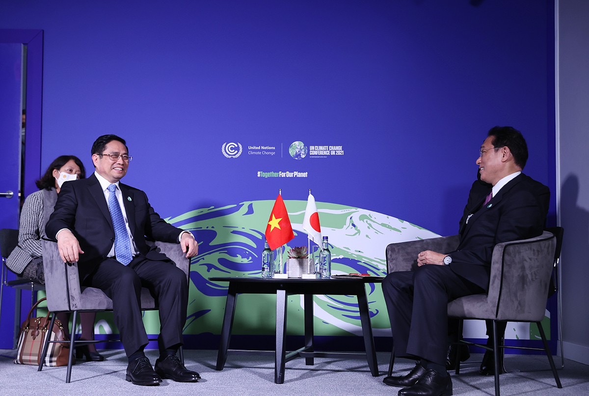 Thủ tướng gặp gỡ lãnh đạo các nước bên lề Hội nghị COP26