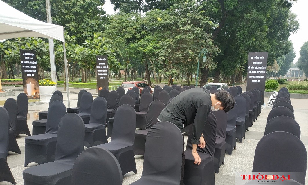Hà Nội khẩn trương chuẩn bị cho Lễ tưởng niệm đồng bào tử vong và cán bộ, chiến sĩ hy sinh trong đại dịch COVID-19