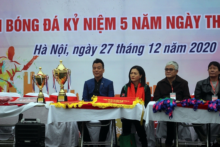 Sôi nổi Giải bóng đá Cúp Song Hà 2020