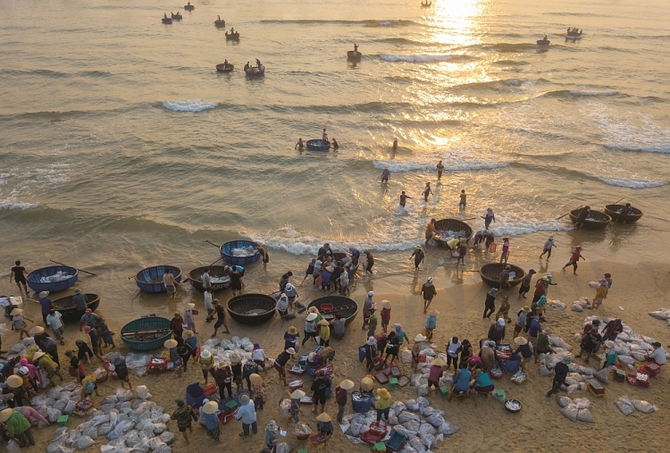 Bình minh trên biển