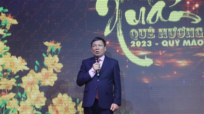 Long trọng và ấm áp chương trình Xuân Quê hương mừng Tết Quý Mão 2023 tại Czech. (Nguồn: TTXVN)