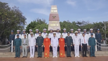 Quân và dân đặc khu Trường Sa hướng về Đại hội XIV của Đảng