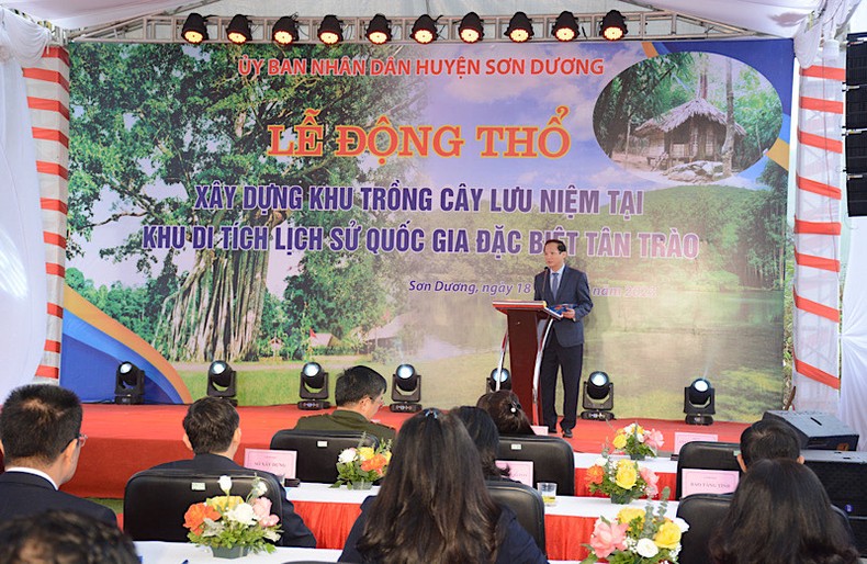 Động thổ Dự án Khu trồng cây lưu niệm tại Khu di tích quốc gia đặc biệt Tân Trào ảnh 1