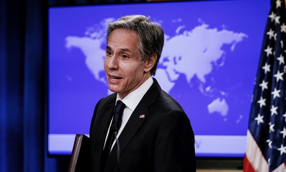 Ngoại trưởng Mỹ Antony Blinken - Ảnh: AFP