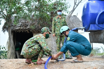 Kiên Giang: Mang nước ngọt về biên giới chữa khát cho dân