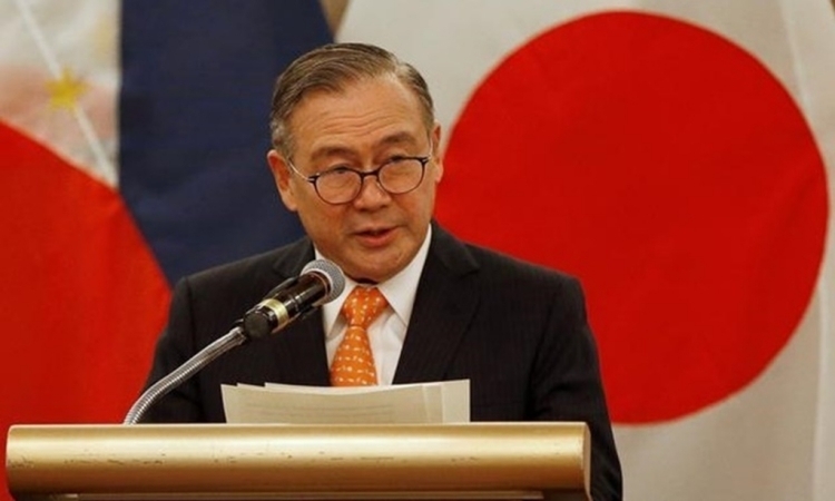 Ngoại trưởng Philippines Teodoro Locsin Jr. tại một cuộc họp báo ở thủ đô Manila hồi tháng một năm ngoái. Ảnh: Reuters.