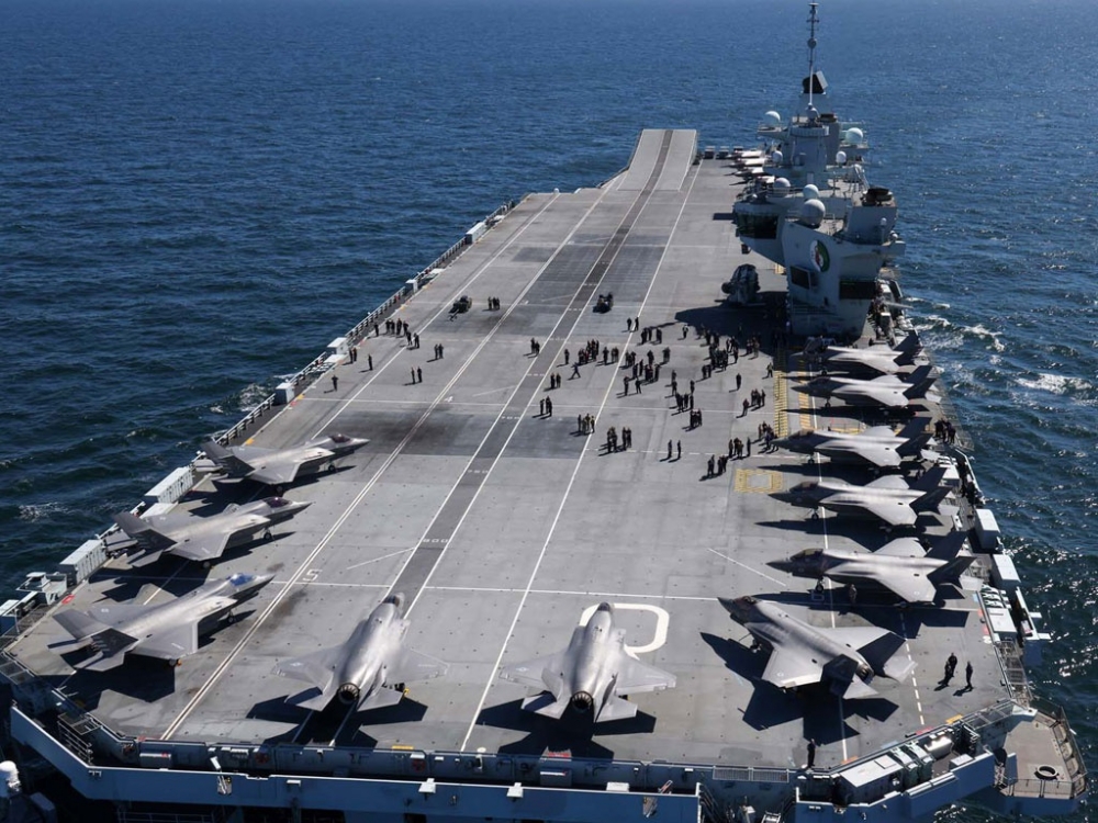 Tàu sân bay HMS Queen Elizabeth - biểu tượng sức mạnh của hải quân Anh BỘ QUỐC PHÒNG ANH