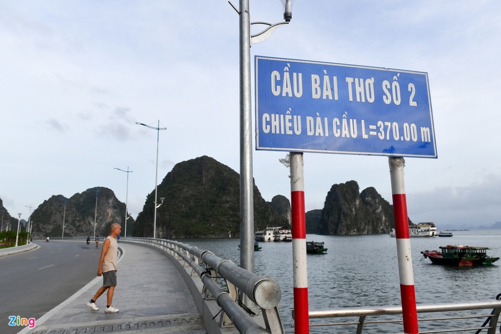Cầu Bài Thơ 2 nối đường bao biển đẹp nhất Quảng Ninh cau bai tho 2 noi duong bao bien dep nhat quang ninh