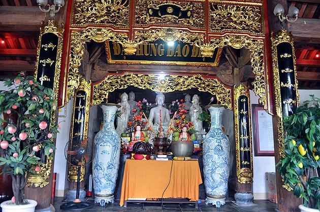 Chính điện chùa Trường Sa Lớn. Ảnh Lê Thao - Bá Ngọc.