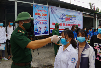 BĐBP Sơn La: “Tiếp sức mùa thi” trong mùa dịch