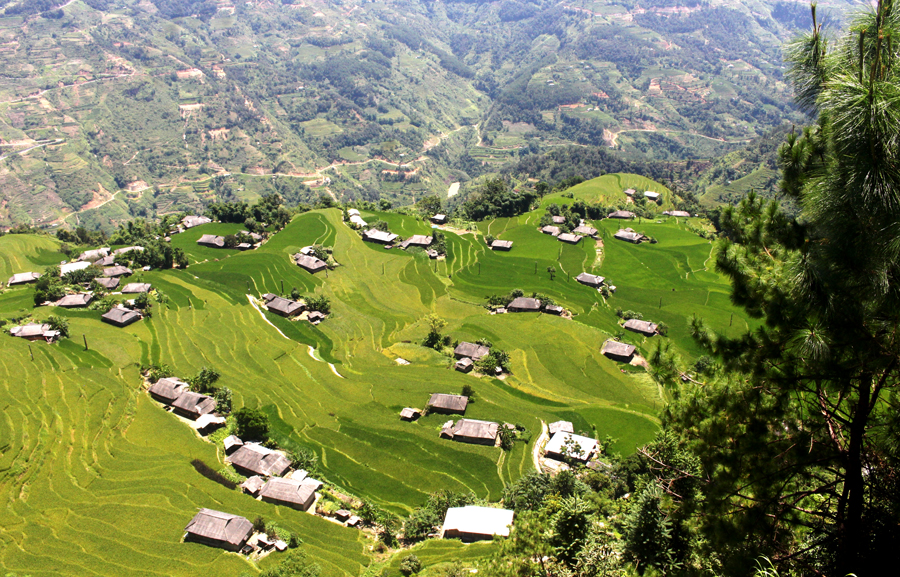 Một góc xã Bản Phùng (Hoàng Su Phì).