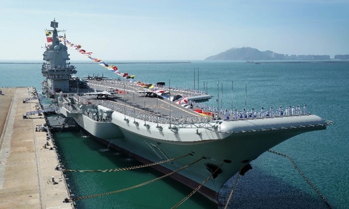 Tàu sân bay Sơn Đông của PLA.