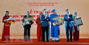 Hà Nội: Vinh danh 66 Nghệ nhân lĩnh vực di sản văn hóa phi vật thể