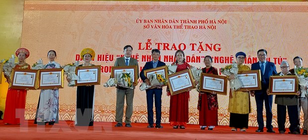 Ha Noi: Vinh danh 66 Nghe nhan linh vuc di san van hoa phi vat the hinh anh 2