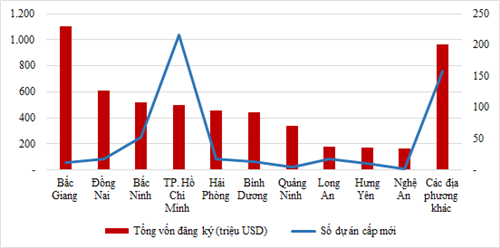 Tập trung nhiều &quot;đại bàng&quot;, Bắc Giang dẫn đầu thu hút vốn FDI ảnh 2