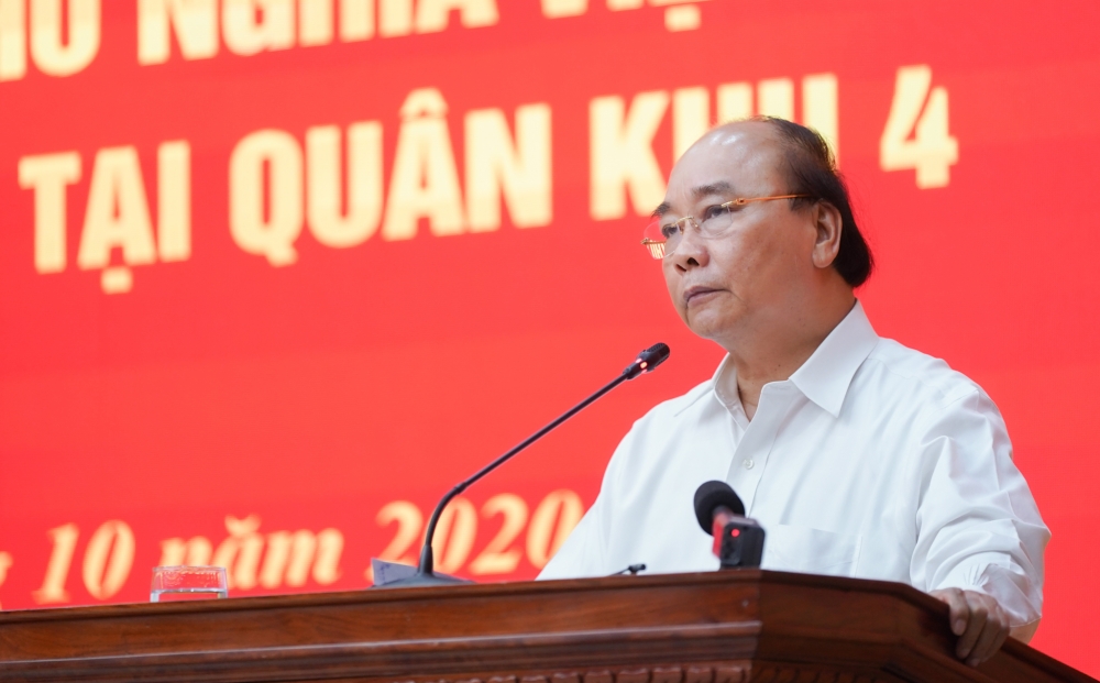 Thủ tướng Nguyễn Xuân Phúc: Đoàn công tác Quân khu 4 dũng cảm hy sinh để cứu dân