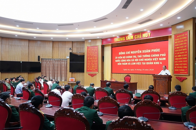 Thủ tướng chia buồn với Quân khu 4