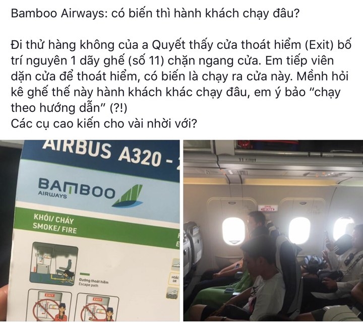 bo tri hang ghe ben cu a thoat hiem tren may bay dung hay sai