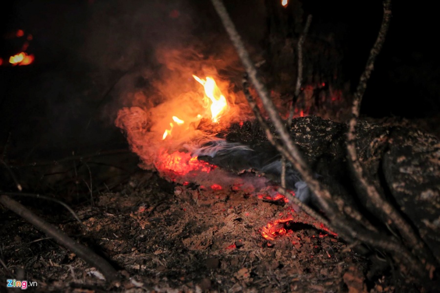 rung thong o ha tinh lai bung chay du doi nguoi dan so tan trong dem