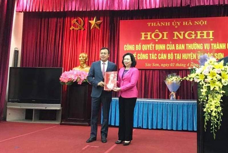 tan bi thu huyen uy soc son pham quang thanh la ai