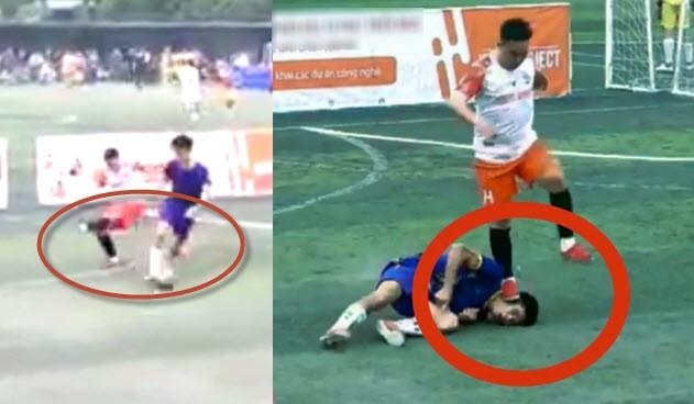 dap thang len mat cau thu la vo hoc