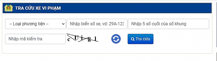 cach tra cuu xe bi phat nguoi o ha noi