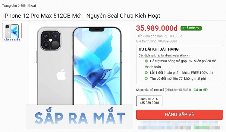 iphone 12 chua xuat hien da co gia ban du kien o viet nam 1