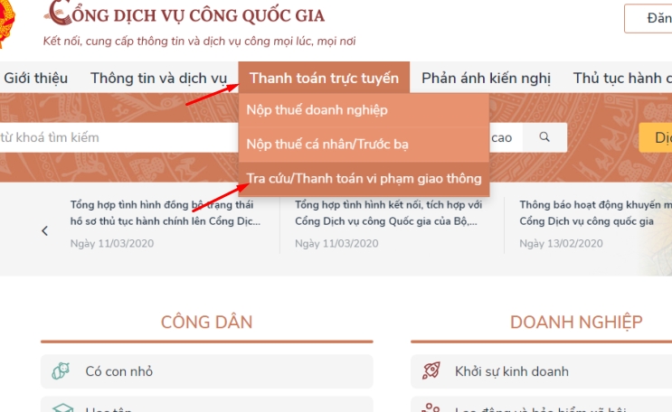 thu tuc bao lanh xe vi pham giao thong moi nhat nam 2020