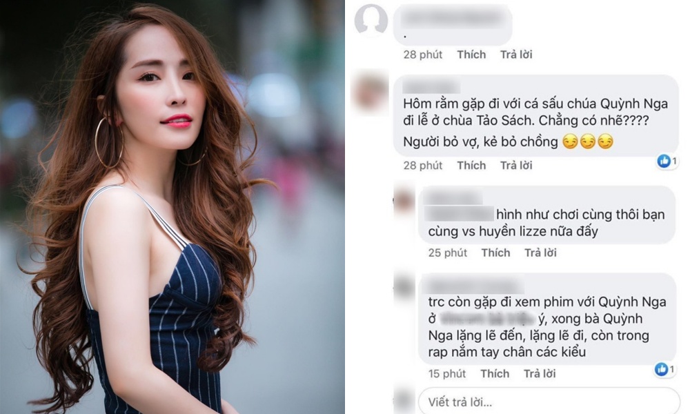 dien vien quynh nga noi gi truoc tin don cap ke viet anh la nguoi thu 3 pha hoai hon nhan
