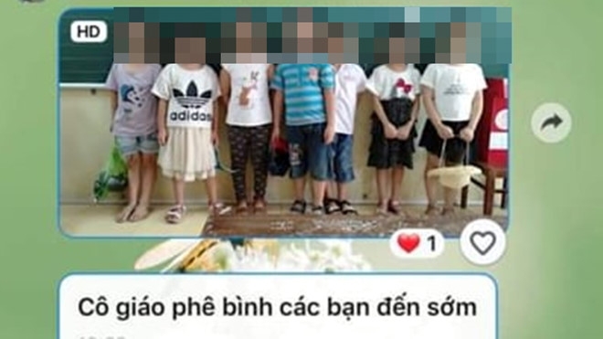 vu hoc sinh bi dua ra cong truong giua trua nang vi den som hieu truong len tieng