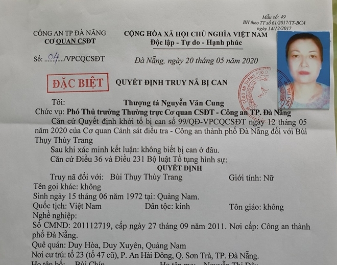 truy na doi tuong lua chu khach san o da nang 26 ty dong