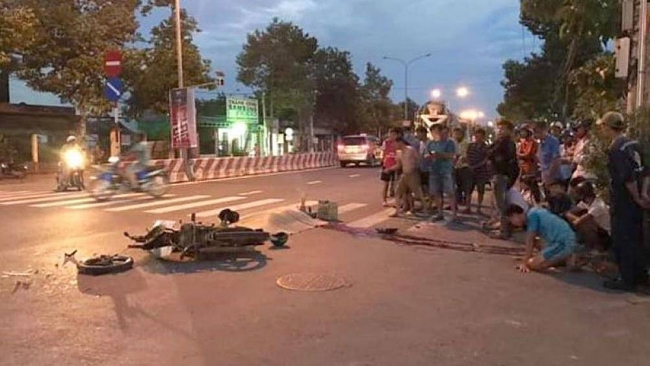 Tin tức tai nạn giao thông ngày 5/7: Xe tải bốc cháy dữ dội sau va chạm với xe máy