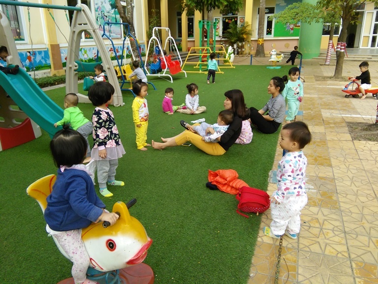 vinh phuc tuyt coi chuong trinh thi diem day ngoai ngu cho tre mam non