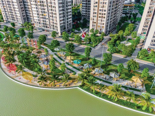 Phân khu Sapphire 2 sở hữu vị trí đắc địa khi nằm kế cận Hồ San Hô nơi có công viên GYM và công viên BBQ. Điểm đến ưa thích của nhiều gia đình sống tại đây.