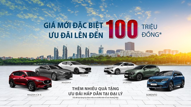 THACO AUTO c&ocirc;ng bố gi&aacute; b&aacute;n mới v&agrave; tăng ưu đ&atilde;i cho c&aacute;c d&ograve;ng xe Kia v&agrave; Mazda ảnh 1