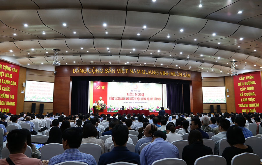 Hội nghị công tác quản lý nhà nước về hội, quỹ xã hội, quỹ từ thiện