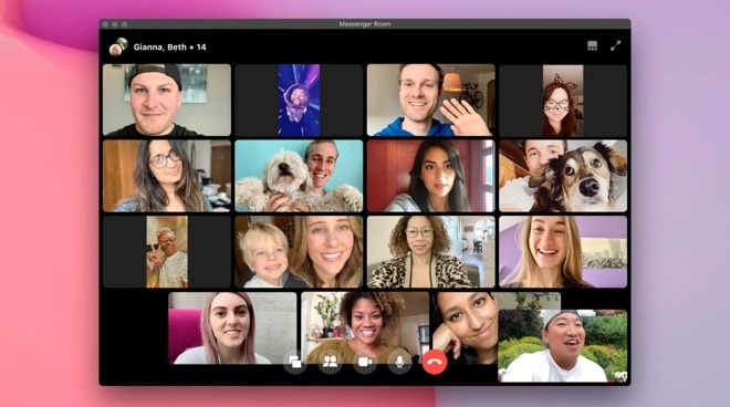 facebook ra mat tinh nang messenger rooms goi video toi da 50 nguoi